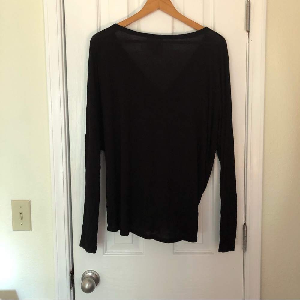 Super Soft Black Button Down Top - image 6